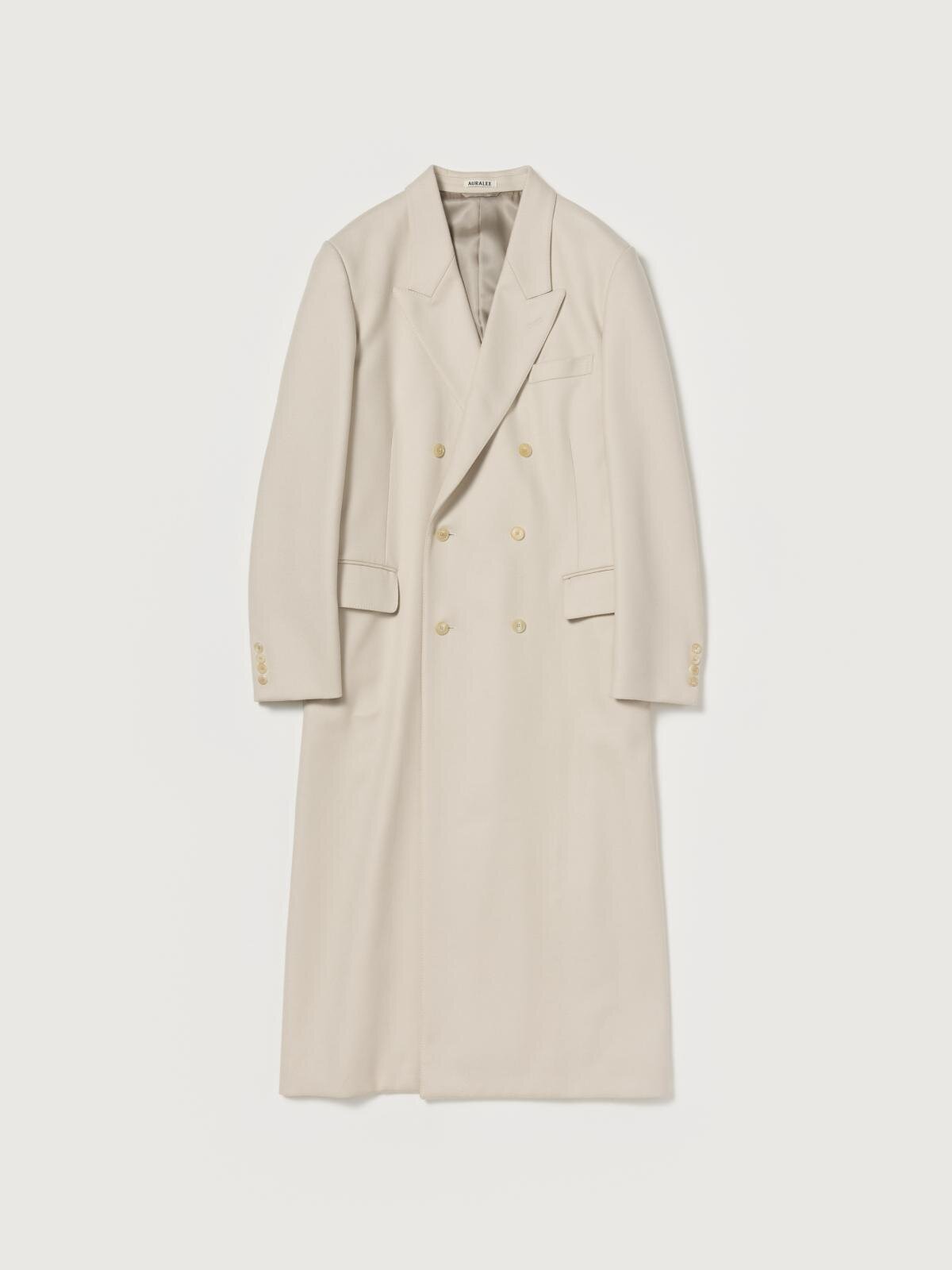 LIGHT MELTON CHESTERFIELD COAT 143,000円