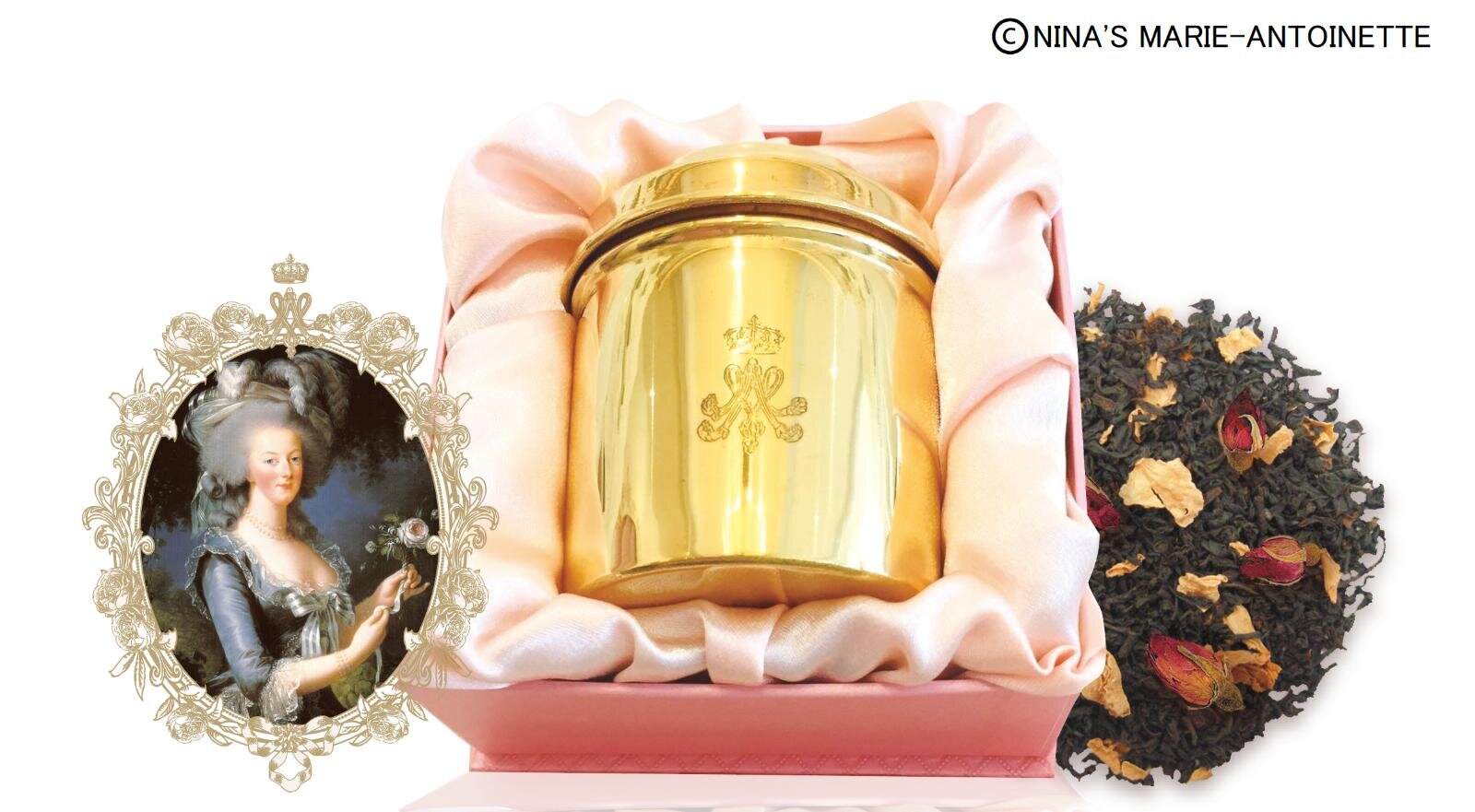 ル カフェ ドゥ ジョエル・ロブションから”マリー・アントワネットのドレス風”パフェ&バラの紅茶 | 写真