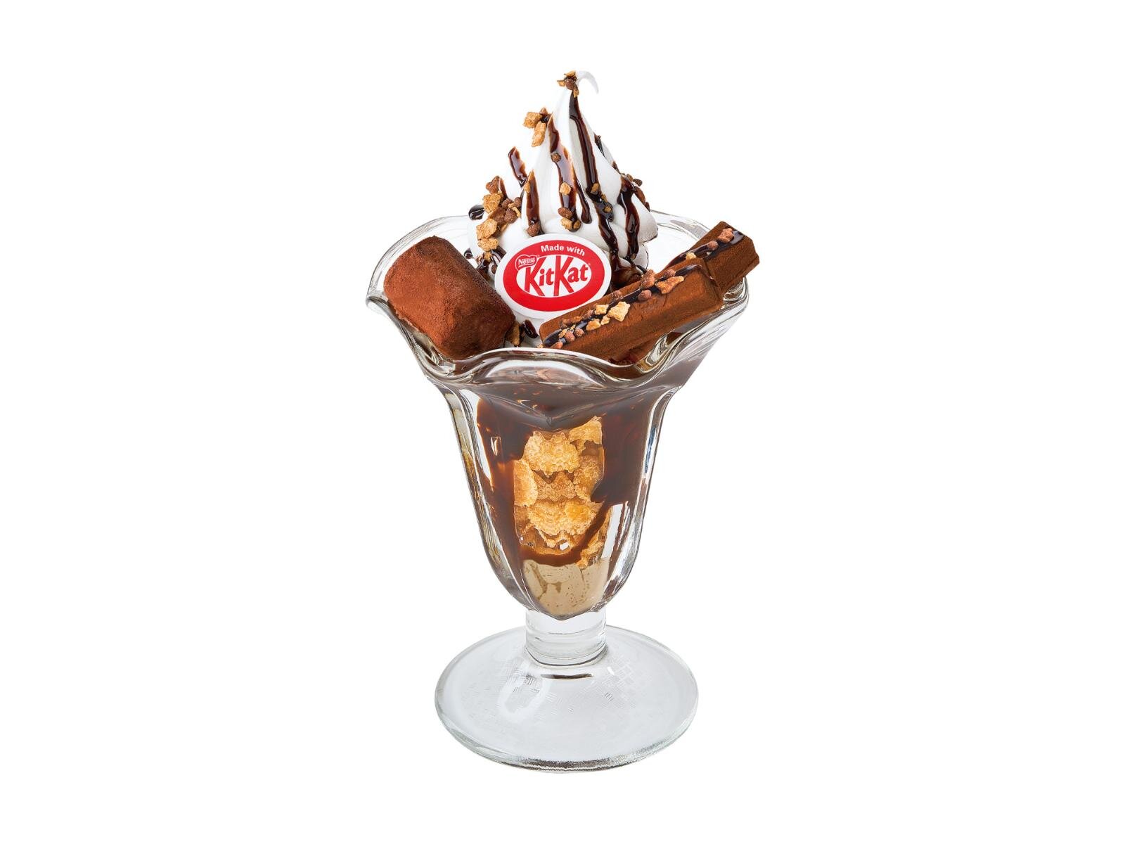 サンマルクカフェ「キットカット」コラボ、丸ごとキットカット乗せチョコクロ＆“チョコ尽くし”パフェ｜写真7