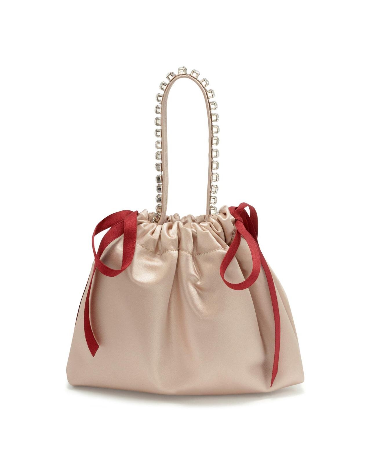 ジミー チュウ“まるで宝石”クリスタル付きサテンパンプス＆バッグ、花型ジュエリーも｜写真4