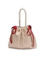 ジミー チュウ“まるで宝石”クリスタル付きサテンパンプス＆バッグ、花型ジュエリーも｜写真4