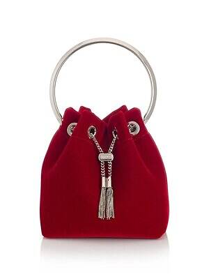 ジミー チュウ“まるで宝石”クリスタル付きサテンパンプス＆バッグ、花型ジュエリーも｜写真3