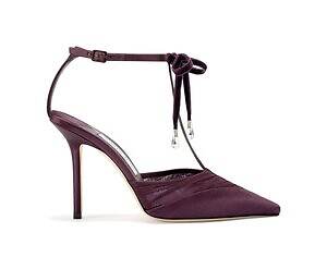 ジミー チュウ“まるで宝石”クリスタル付きサテンパンプス＆バッグ、花型ジュエリーも｜写真7