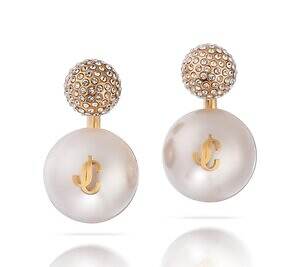 ジミー チュウ“まるで宝石”クリスタル付きサテンパンプス＆バッグ、花型ジュエリーも｜写真9