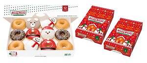 クリスピー・クリーム・ドーナツ25年クリスマス、雪だるま型&2つ合わせて”全身サンタ”ドーナツ｜写真8