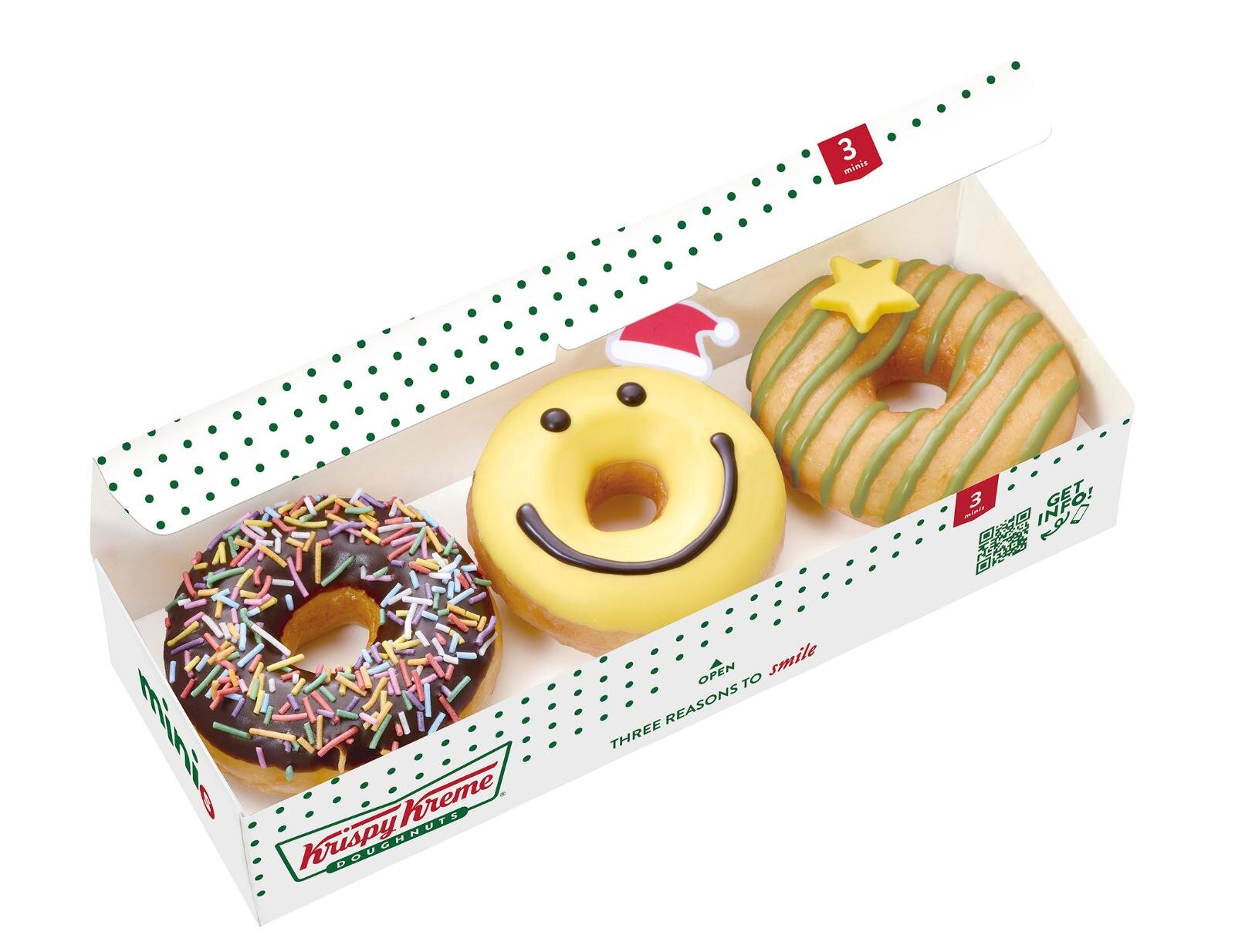 クリスピー・クリーム・ドーナツ25年クリスマス、雪だるま型&2つ合わせて”全身サンタ”ドーナツ｜写真13