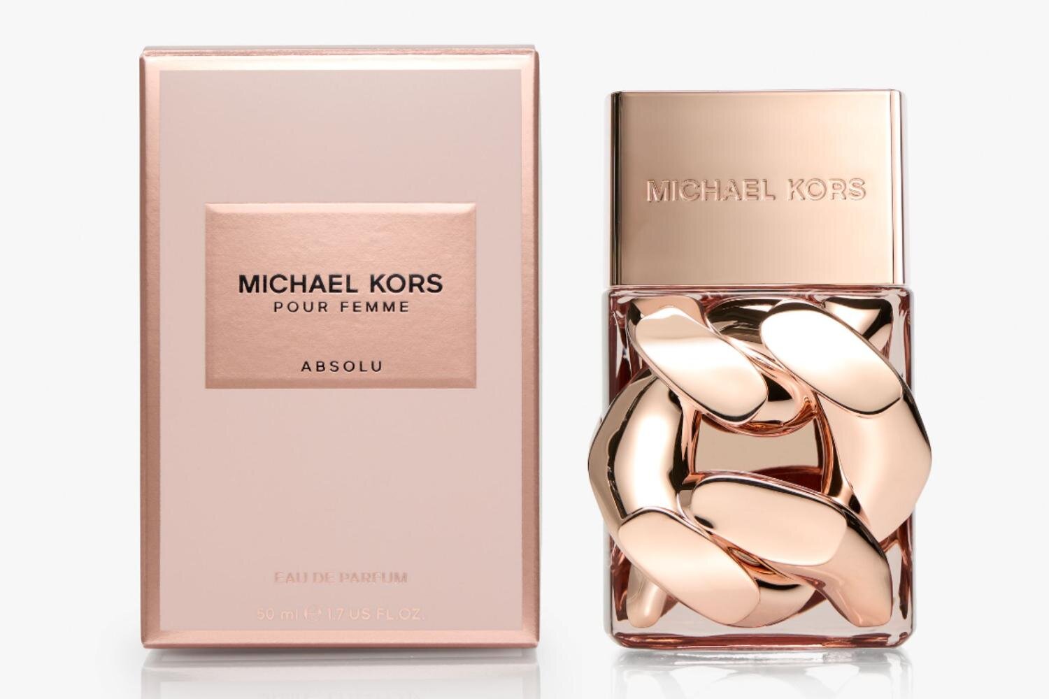 「マイケル・コース プールフェム アブソリュ オーデパルファム」30mL 13,200円／50mL 17,380円