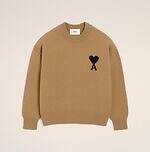 アミ パリス“パステルブルー＆ピンク”のハートロゴ入りマフラー、ふんわりアルパカニットも｜写真9