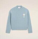 アミ パリス“パステルブルー＆ピンク”のハートロゴ入りマフラー、ふんわりアルパカニットも｜写真6