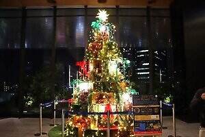 冬イルミネーション「なんば光旅」大阪なんばパークスに“光の滝”、煌めく草原やツリーのAR演出も｜写真5