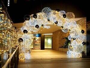 冬イルミネーション「なんば光旅」大阪なんばパークスに“光の滝”、煌めく草原やツリーのAR演出も｜写真13