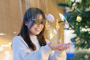 冬イルミネーション「なんば光旅」大阪なんばパークスに“光の滝”、煌めく草原やツリーのAR演出も｜写真6