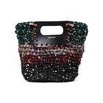 sacaiのクリスマス、スタッズ光るレザージャケットやカラフル生地を編み込んだクロシェバッグ｜写真26