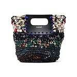 sacaiのクリスマス、スタッズ光るレザージャケットやカラフル生地を編み込んだクロシェバッグ｜写真27