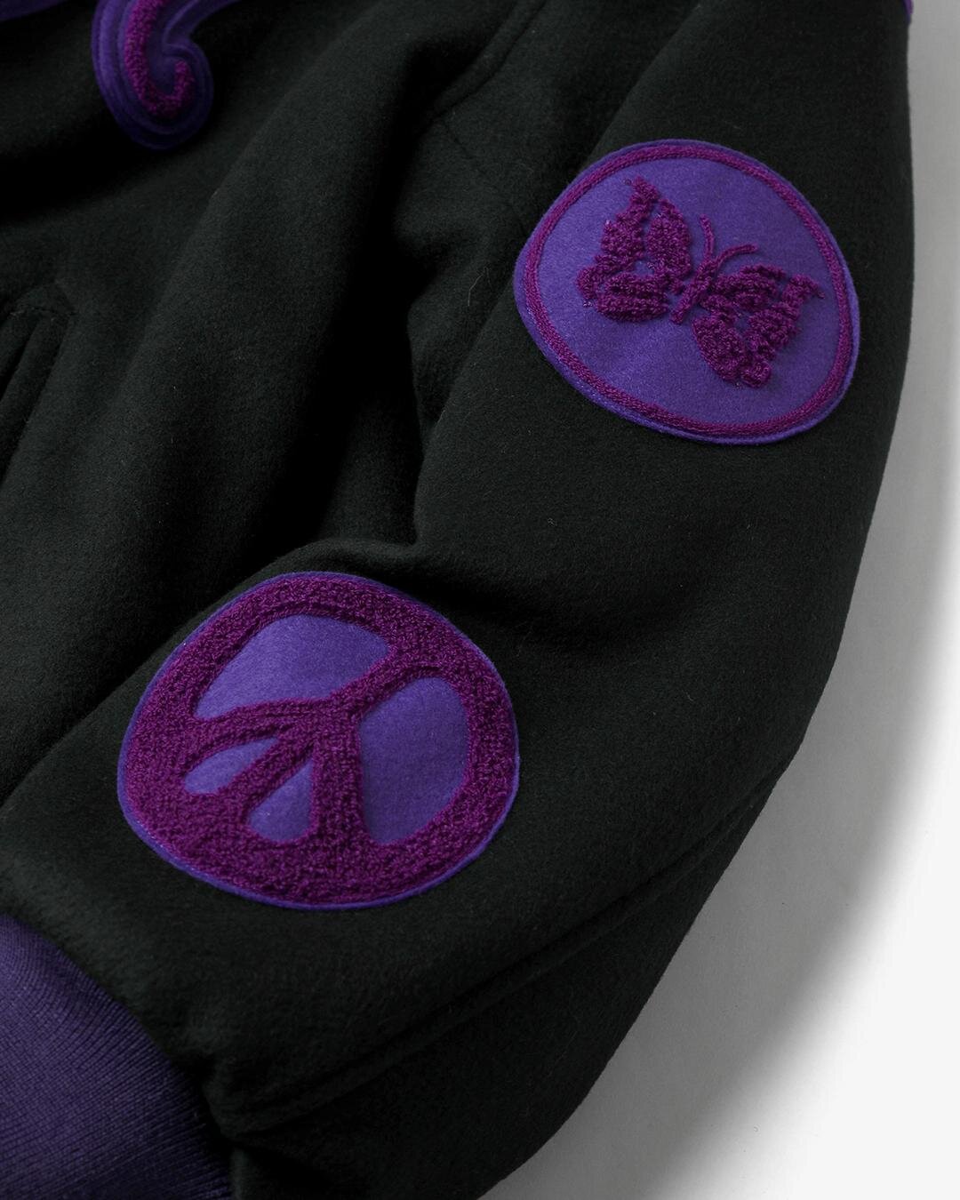 ニードルズ×ノーマリズム テキスタイル、“バタフライ”マークのバーシティジャケット＆チャイナシャツ｜写真12