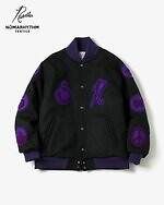 ニードルズ×ノーマリズム テキスタイル、“バタフライ”マークのバーシティジャケット＆チャイナシャツ｜写真10