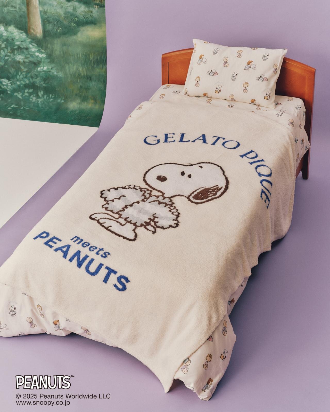ジェラート ピケ「ピーナッツ」ルームウェア、“おやすみ前”スヌーピーを描くパジャマやスウェット｜写真21