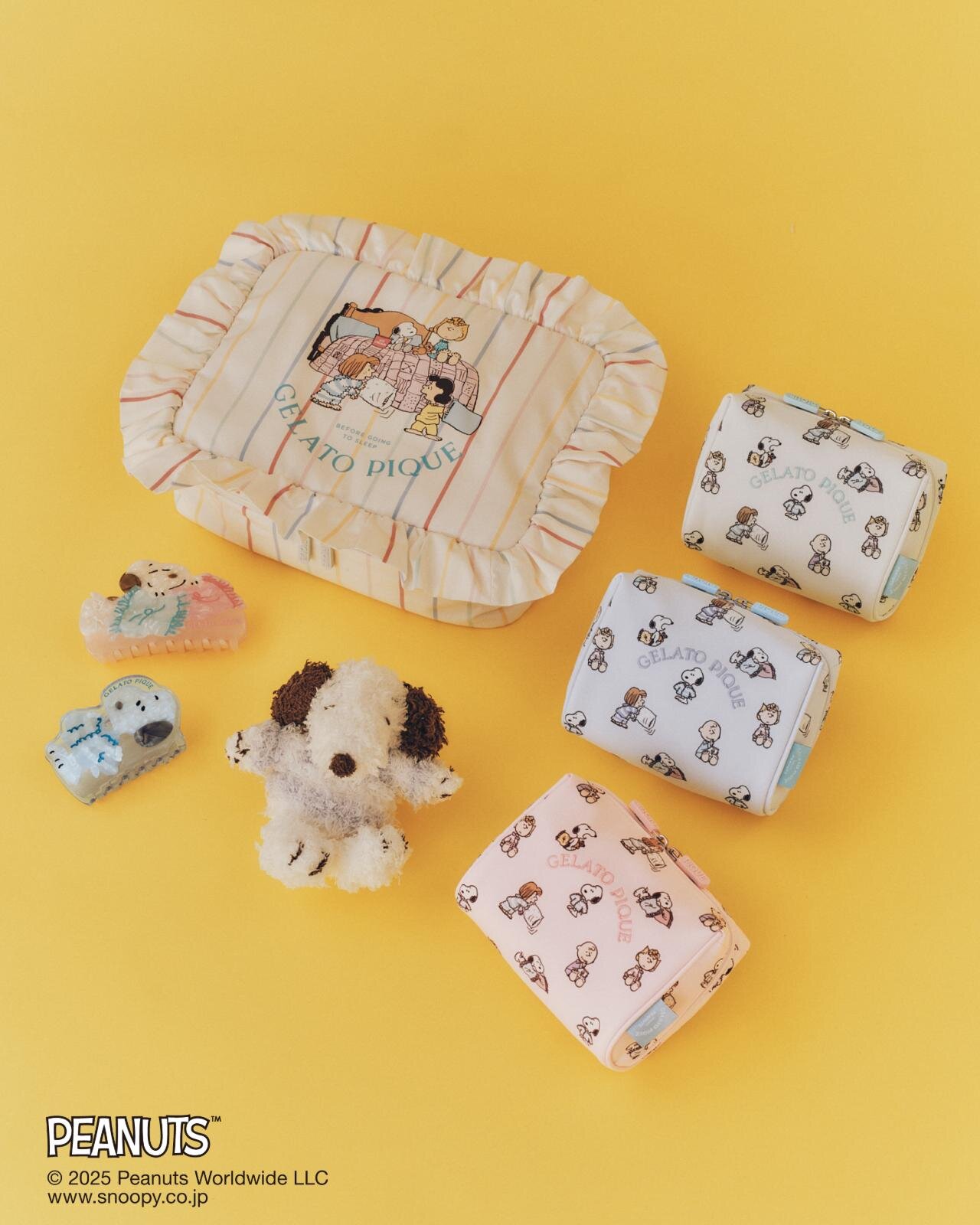 ジェラート ピケ「ピーナッツ」ルームウェア、“おやすみ前”スヌーピーを描くパジャマやスウェット｜写真19