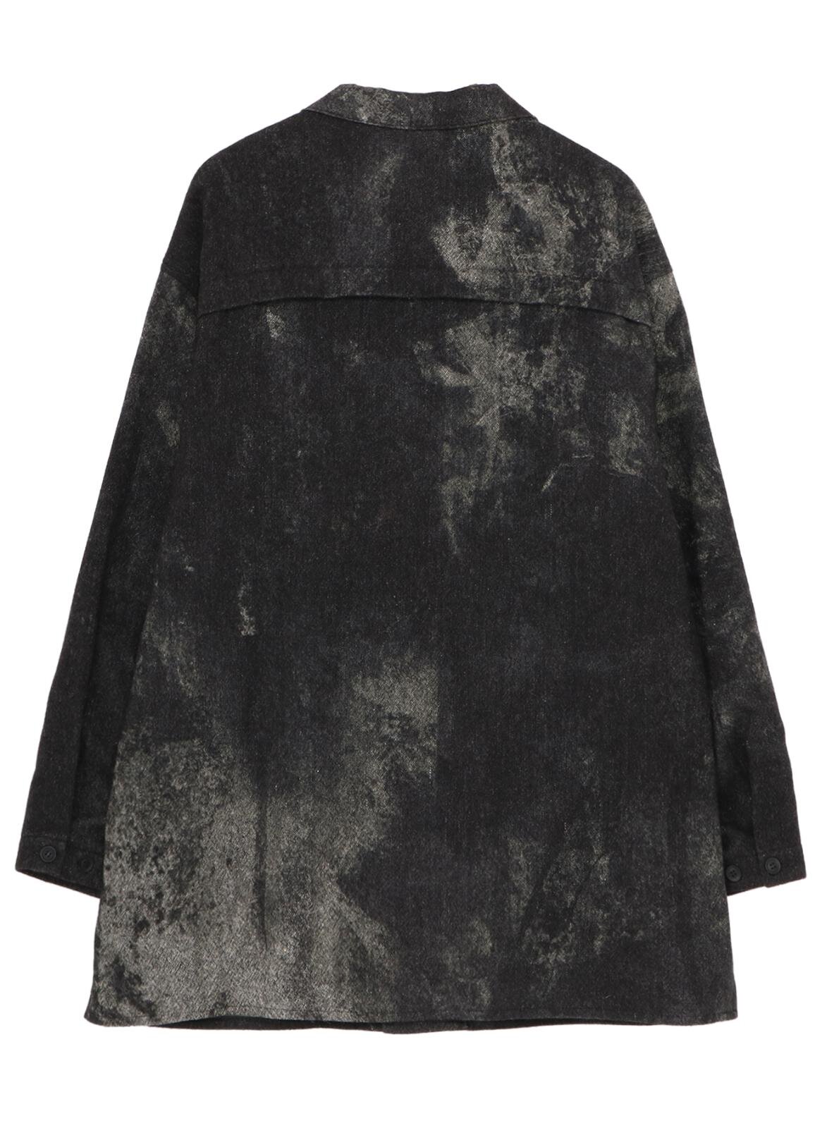 ヨウジヤマモト“翼を広げるカラス”プリントのウールコート＆手描きデッサンの刺繍ジャケット｜写真11