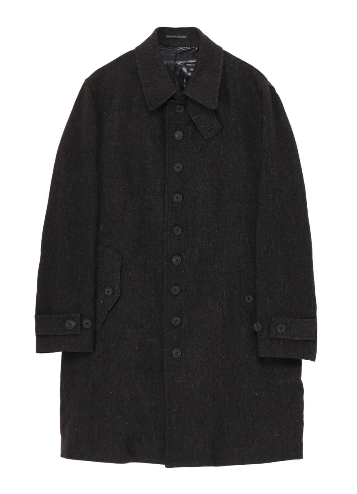 ヨウジヤマモト“翼を広げるカラス”プリントのウールコート＆手描きデッサンの刺繍ジャケット｜写真12