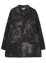 ヨウジヤマモト“翼を広げるカラス”プリントのウールコート＆手描きデッサンの刺繍ジャケット｜写真6