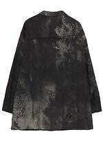 ヨウジヤマモト“翼を広げるカラス”プリントのウールコート＆手描きデッサンの刺繍ジャケット｜写真11