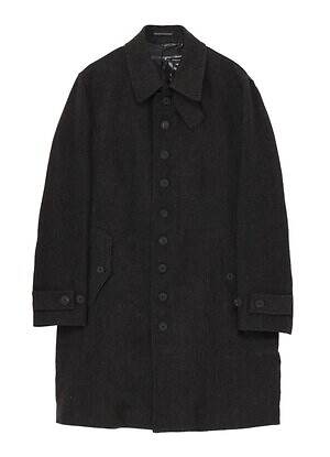 ヨウジヤマモト“翼を広げるカラス”プリントのウールコート＆手描きデッサンの刺繍ジャケット｜写真8