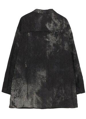 ヨウジヤマモト“翼を広げるカラス”プリントのウールコート＆手描きデッサンの刺繍ジャケット｜写真7