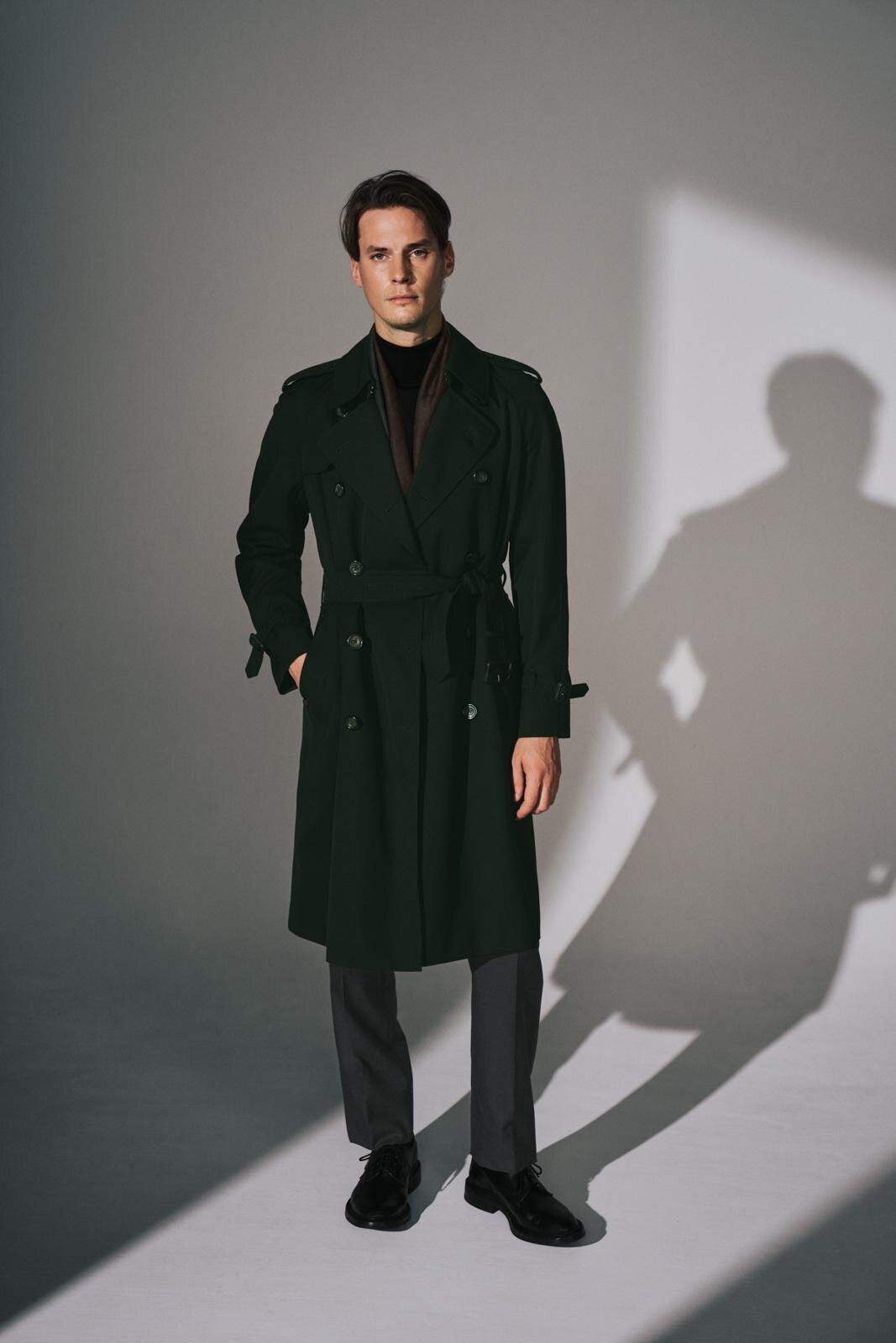 アクアスキュータム 2025-26年秋冬｜male トレンチコート