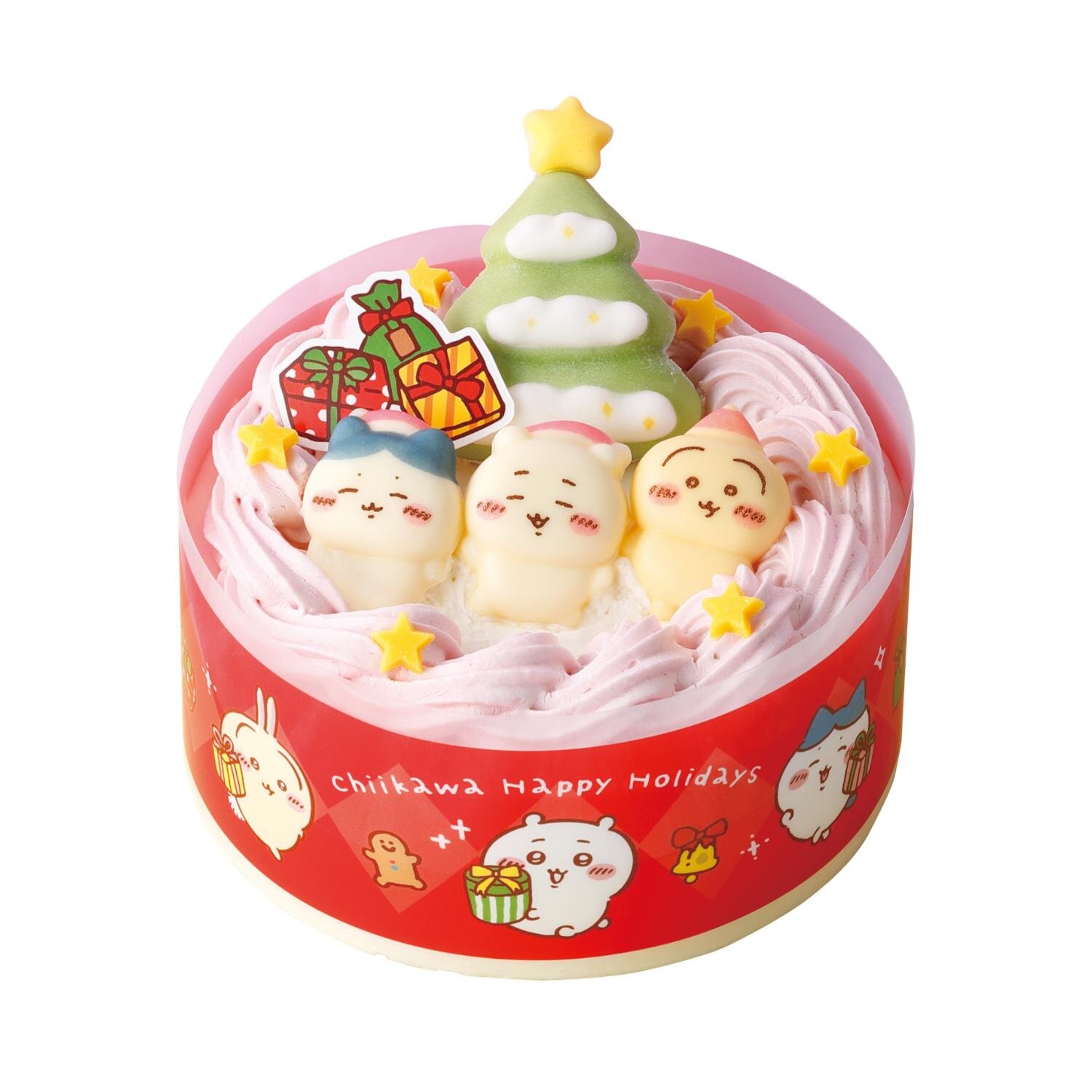 ちいかわ 夢見るわくわくクリスマス(オリジナルアクリル色紙付き) 5,184円 サイズ：直径12cm、高さ5cm／4号サイズ相当(2〜3人向け)