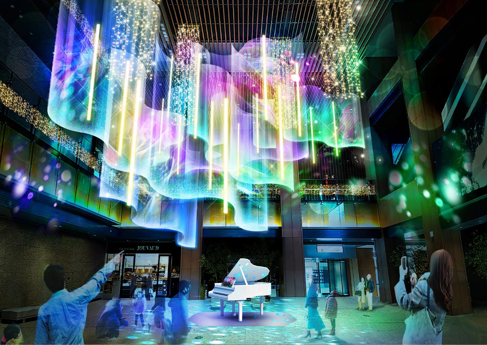 イルミネーション「ミュージック of オーロライツ」