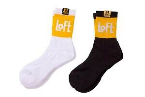 メゾン ミハラヤスヒロ×ロフト - イエロー＆ブラックのロゴフーディーやトート、ソックスなど｜写真3