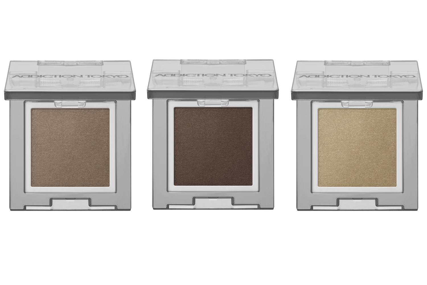 (左から)「アディクション ザ シングル アイシャドウ ネイキッドシアー」101N,102N,103N 各2,530円＜限定色＞※ケース別売り