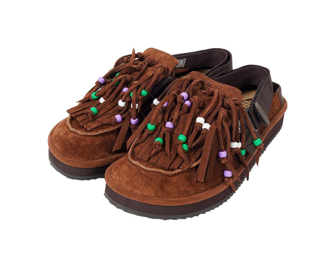 シャカの6WAYモカシン風シューズ、タッセル・ビーズ付きフリンジ・踵ストラップを自由に着脱｜写真6