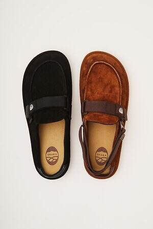 シャカの6WAYモカシン風シューズ、タッセル・ビーズ付きフリンジ・踵ストラップを自由に着脱｜写真11