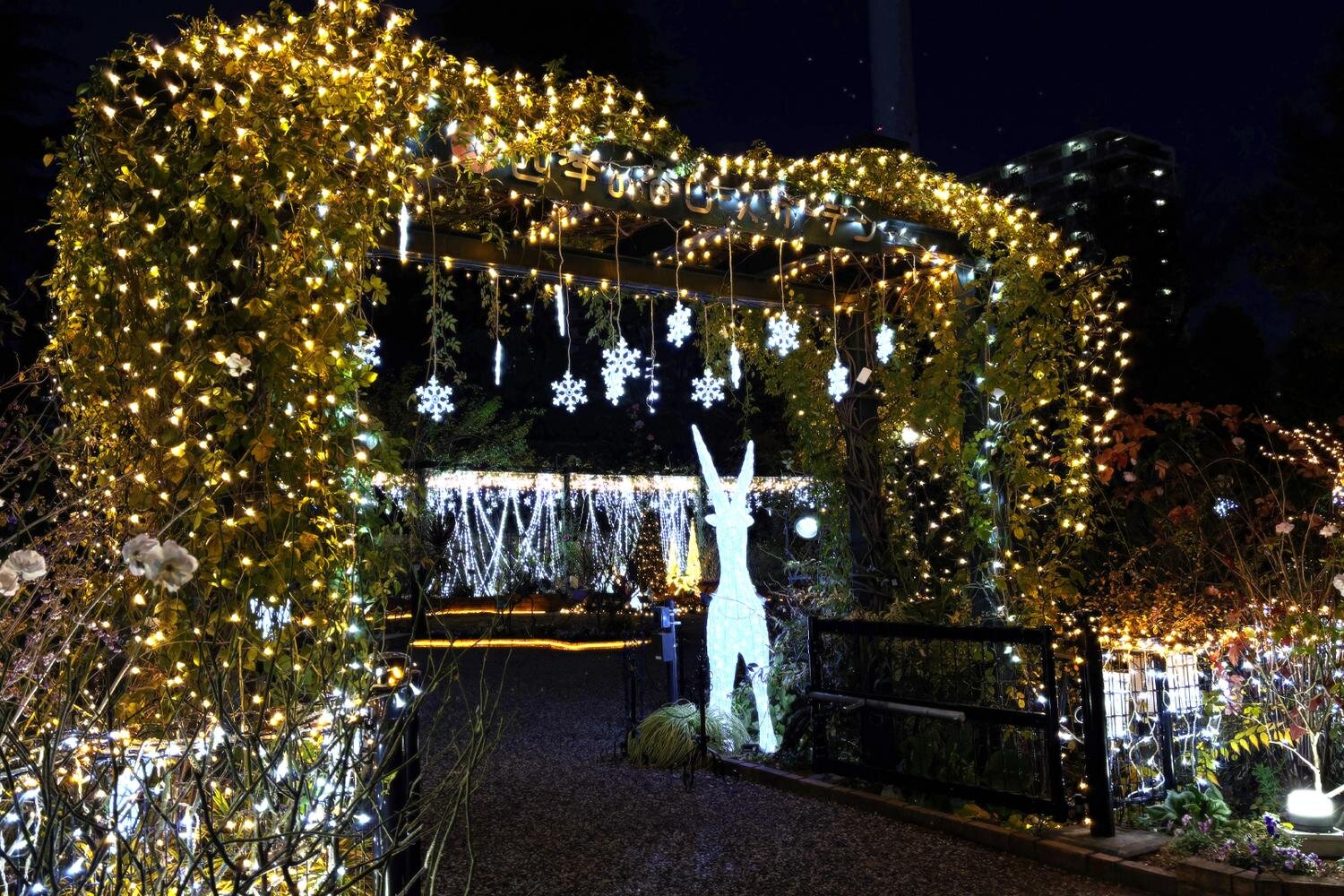 練馬・四季の香ローズガーデンでクリスマスイルミネーション、動物＆妖精が現れるバラ庭園｜写真3