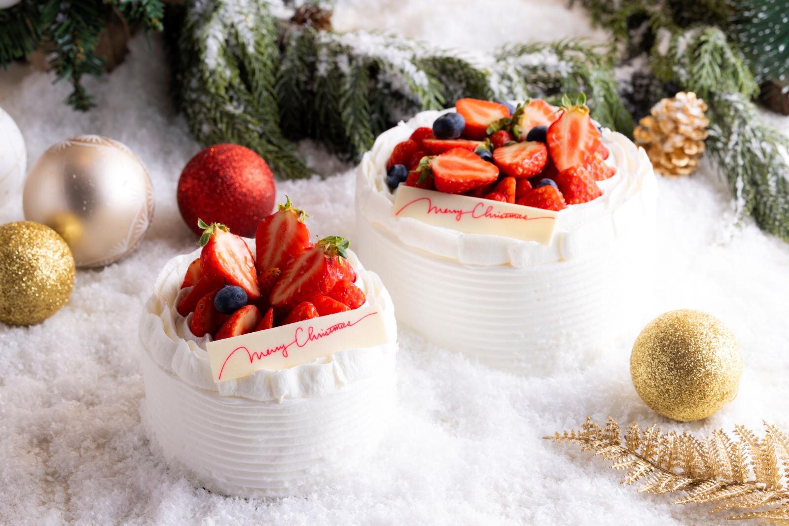 クリスマス ショートケーキ(直径12cm)4,800円、(直径15cm)5,500円 