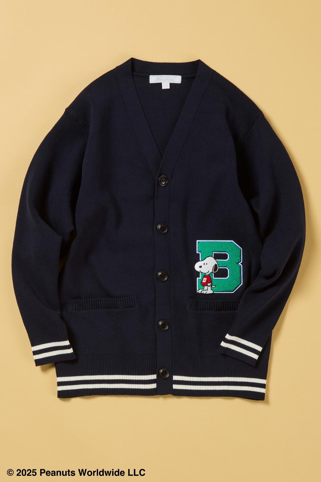 レタードカーディガン 37,400円 カラー：ネイビー