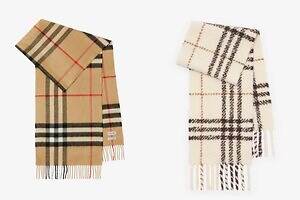 バーバリー“チェック柄”カシミヤマフラー、ふんわりアルパカウールブレンドのストールも
