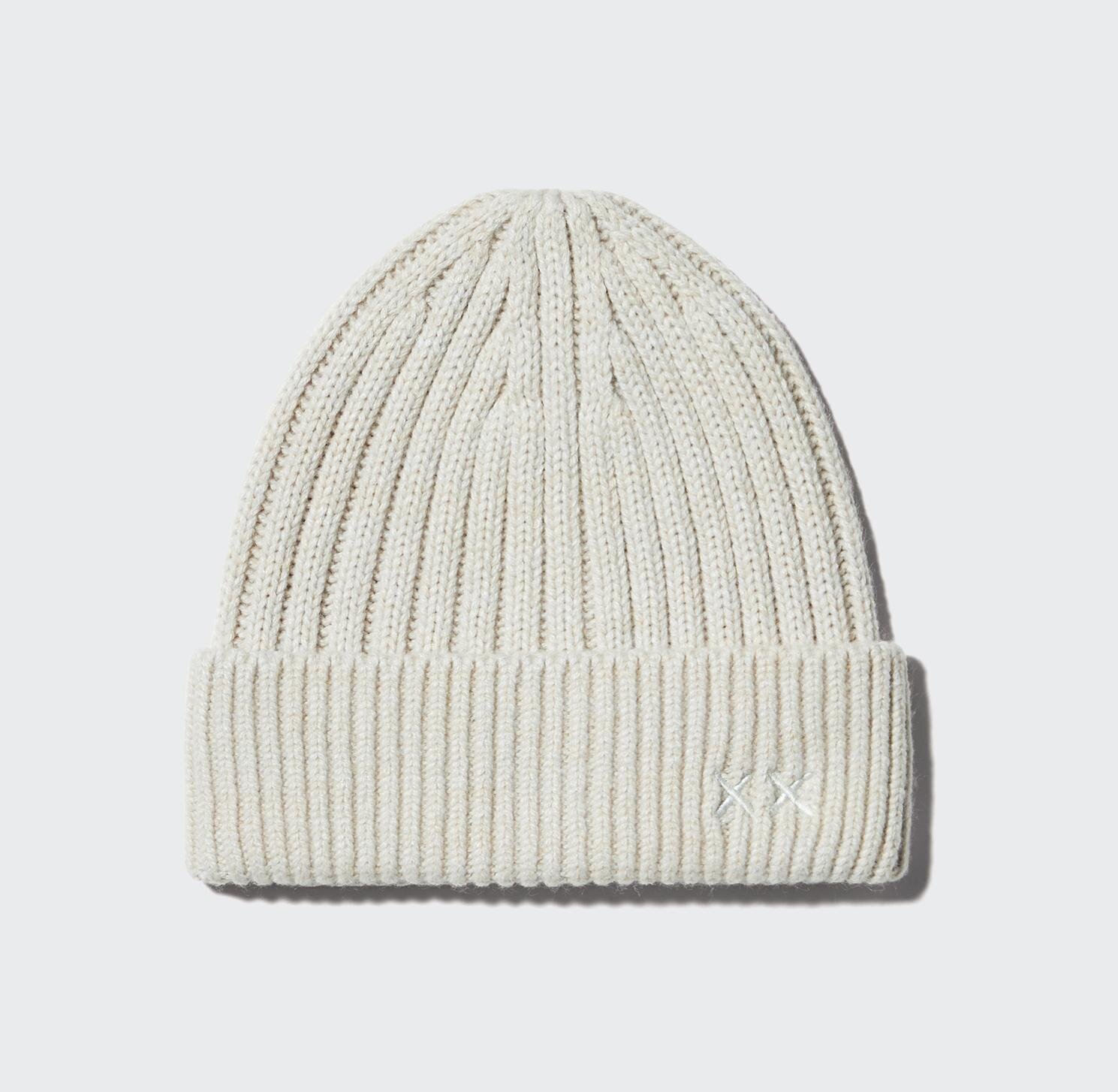 ユニクロ×KAWSニットウェア、カシミヤセーターや“XX刺繍”のヒートテックニットマフラー｜写真15