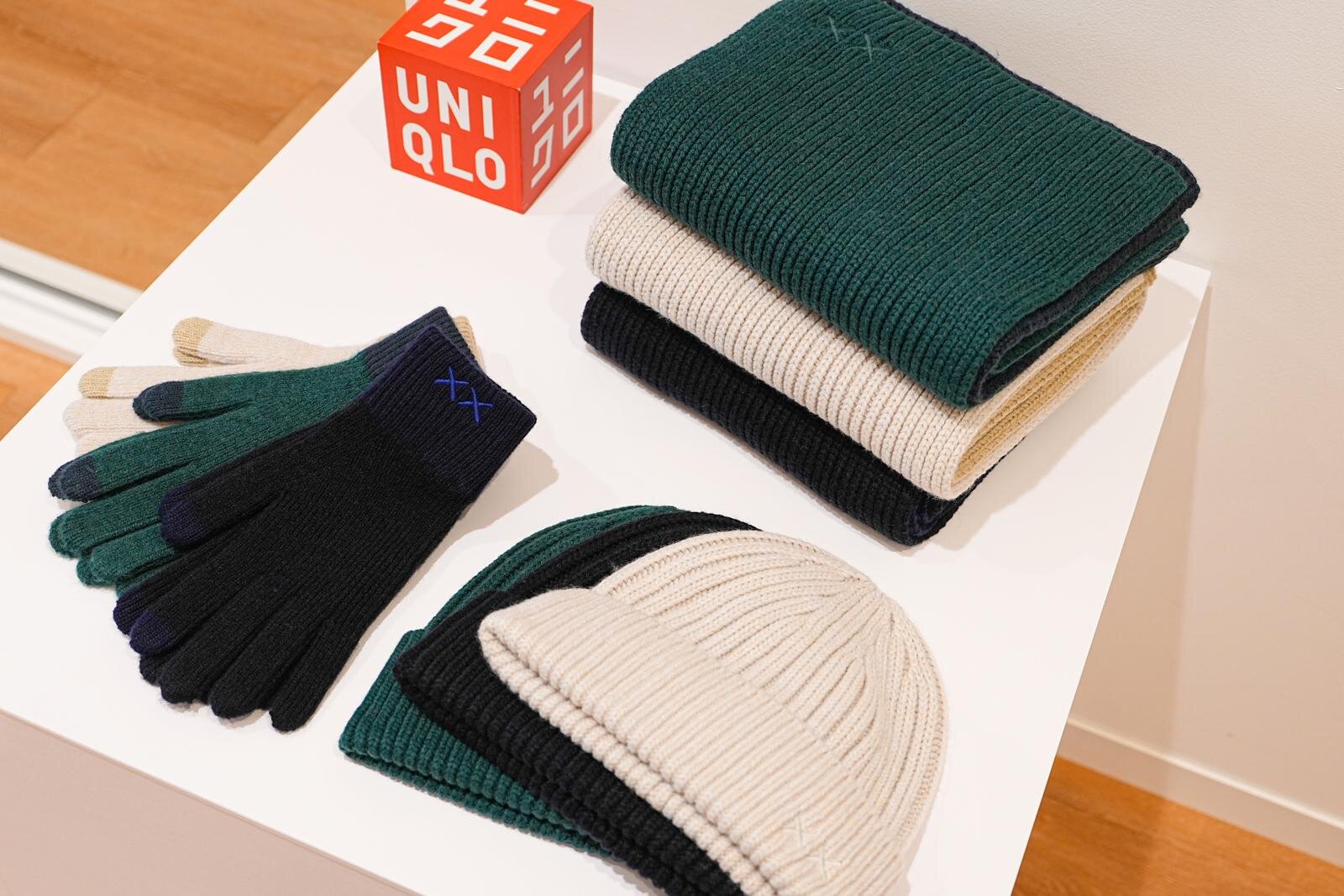 ユニクロ×KAWSニットウェア、カシミヤセーターや“XX刺繍”のヒートテックニットマフラー｜写真40