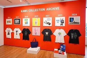 ユニクロ×KAWSニットウェア、カシミヤセーターや“XX刺繍”のヒートテックニットマフラー｜写真57