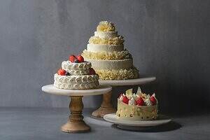 パティスリーパブロフ25年クリスマスケーキ「ホワイトクリスマス」テーマの”純白フリル”ケーキ｜写真5