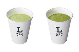 ローソン「森半」ドリンク、ミルクの甘さとマッチした「宇治抹茶ラテ」＆濃さ2倍の「濃い宇治抹茶ラテ」