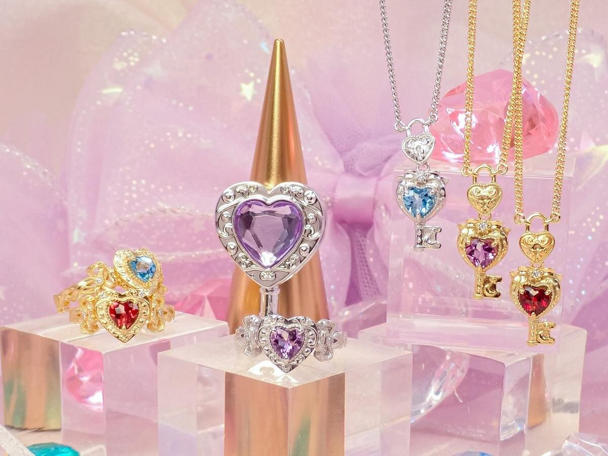 大人のセボンスター“本物の宝石”ジュエリー、ハート×鍵ペンダントがカプセルトイで - カラッツから｜写真3