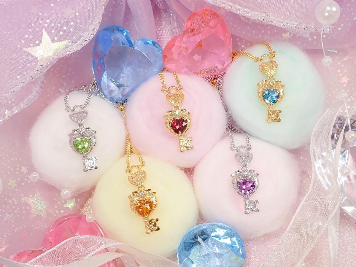 大人のセボンスター“本物の宝石”ジュエリー、ハート×鍵ペンダントがカプセルトイで - カラッツから｜写真4