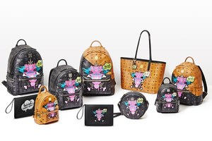 MCMから独・アーティストとコラボしたバッグコレクション、ポップな鳩