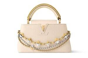 ルイ・ヴィトン「カプシーヌ」バッグ、“まるでジュエリー”モノグラム・フラワー連なるチェーン