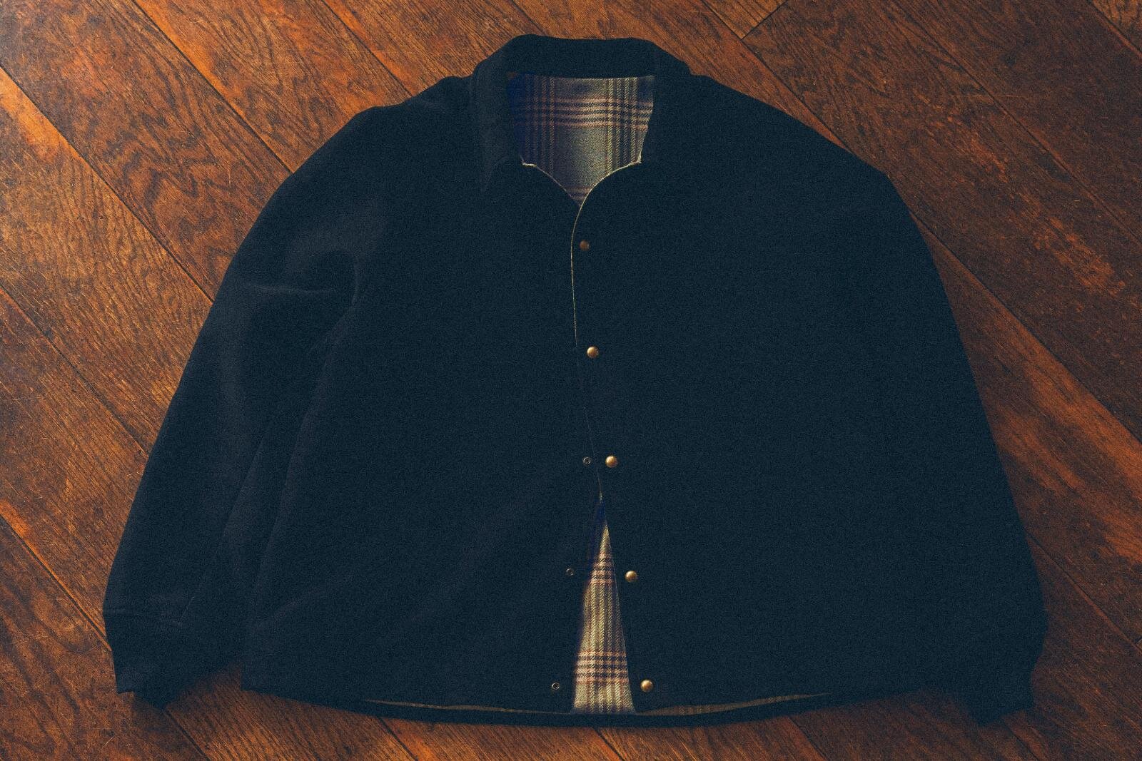 アプレッセ上質モールスキンのコーチジャケット、ビオトープ限定で