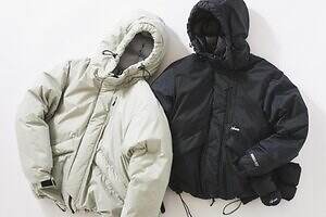 ジャーナル スタンダード レリューム×ナンガ防水透湿素材のダウンジャケット、カラビナ付きグローブ付属 | ジャーナル スタンダード